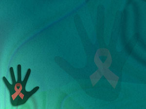 AIDS Title Content PowerPoint Template AIDS Title Content PowerPoint Template