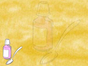 Cough Syrup Title Content PowerPoint Template Cough Syrup Title Content PowerPoint Template