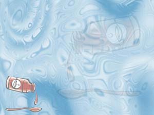 Cough Syrup Title Content PowerPoint Template Cough Syrup Title Content PowerPoint Template