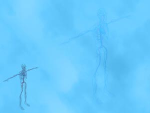 Human Circulatory System Title Content PowerPoint Template