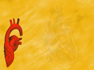 Heart Left Atrium Title Content PowerPoint Template