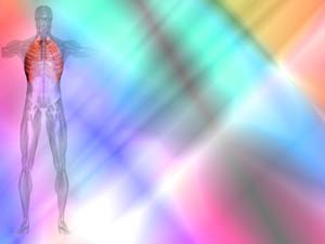 Intercostal Muscle Large Title Content PowerPoint Template